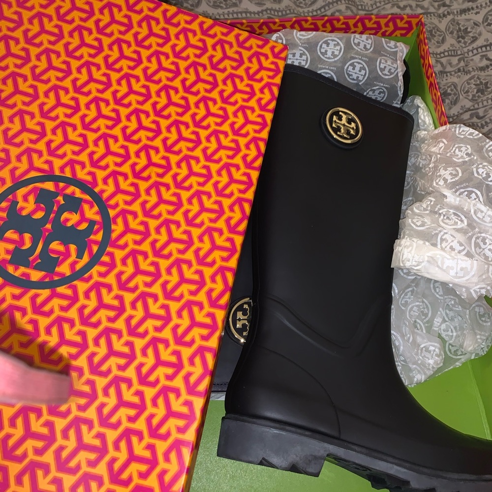Tory Burch rain boots